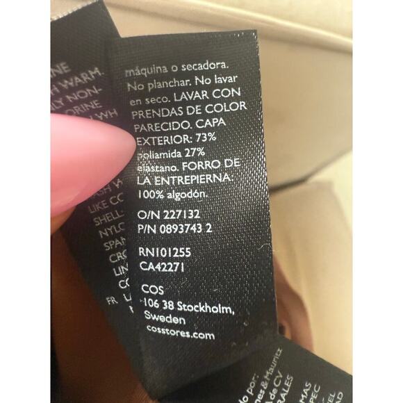 COS Control Bodysuit Size 6 Nude Beige | Sculpting Shapewear Neutral Minimalist - Picture 8 of 8